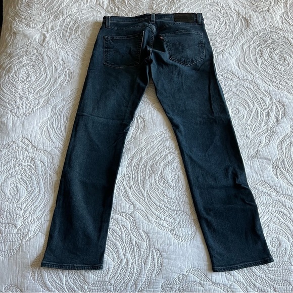 Levi's - Black Label - 512 Slim Taper Fit Flex Jeans - Abu - Dark Wash - Picture 6 of 11